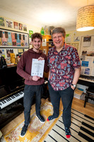 BFP Crown Mill, Elmswell.Alastair Blay with student - Josh Cobb