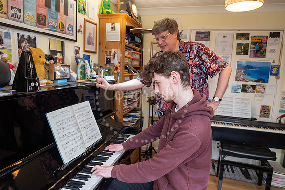BFP Crown Mill, Elmswell.Alastair Blay with student - Josh Cobb