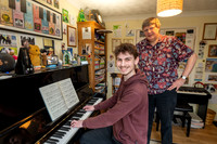 BFP Crown Mill, Elmswell.Alastair Blay with student - Josh Cobb