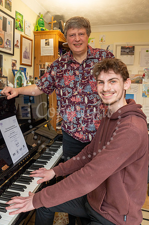 BFP Crown Mill, Elmswell.Alastair Blay with student - Josh Cobb