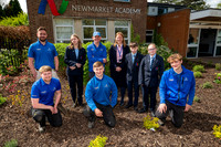 NJ Newmarket Academy garden makeover by Godolphin Grounds Team M