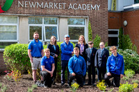 NJ Newmarket Academy garden makeover by Godolphin Grounds Team M
