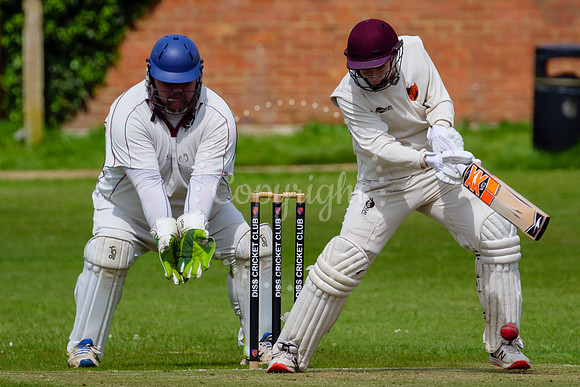 Cricket action from Diss vs Bradenham in their first game of the