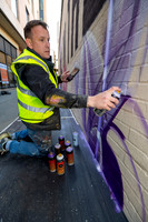 BFP Market Thoroughfare, Bury St EdmundsStreet artist Nathan Mu