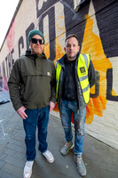 BFP Market Thoroughfare, Bury St EdmundsStreet artist Nathan Mu