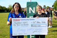 NJ Newmarket Rugby Club, Scaltback, Elizabeth AvenueCheque pres