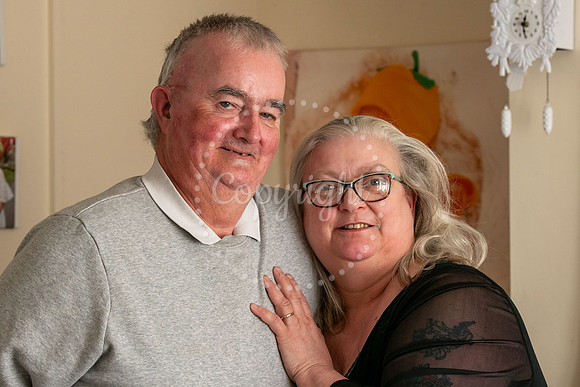 BFP Kings Close, Mildenhall, Tony and Julie Hall celebrating 30