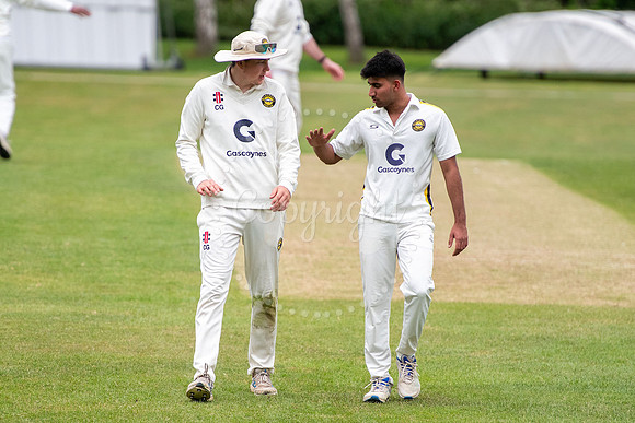 NJ Mildenhall Cricket. 2nds action against Maldon. Picture by Ma
