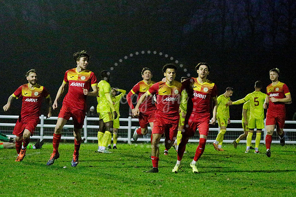 Football action from Walsham-le-Willows vs Whitstable Town