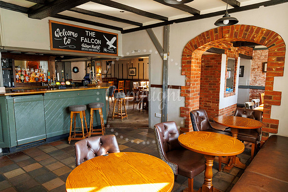Des Scarborough is the new owner of the Falcon pub in Pulham Mar