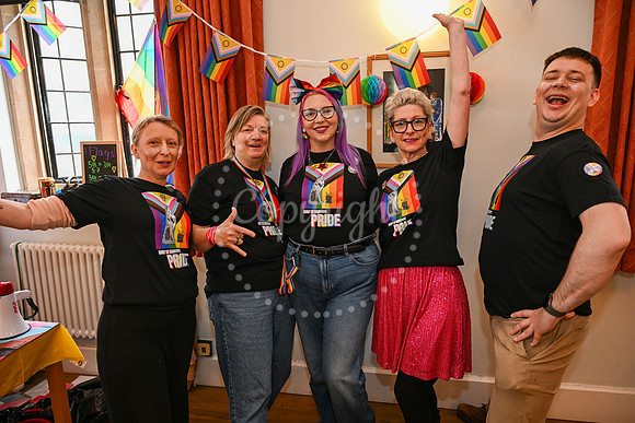 BFP Pride procession from St Edmundsbury Cathedral, Angel Hill,