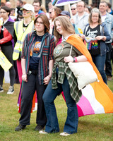 BFP Pride procession from St Edmundsbury Cathedral, Angel Hill,
