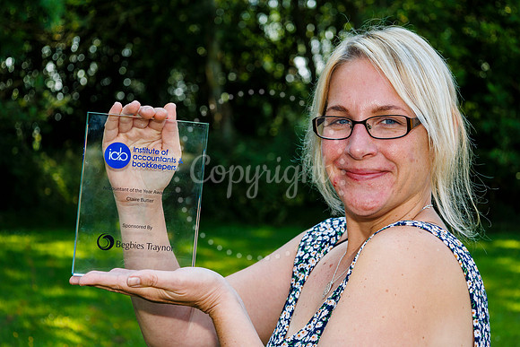 Claire Butler, owner of the CB Accounting firm has won an IAB Aw