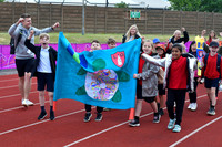 School's mini olympics at Grantham Meres Leisure Centre
