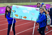 School's mini olympics at Grantham Meres Leisure Centre