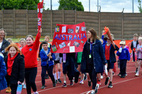 School's mini olympics at Grantham Meres Leisure Centre