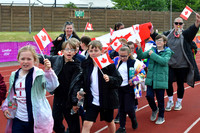 School's mini olympics at Grantham Meres Leisure Centre