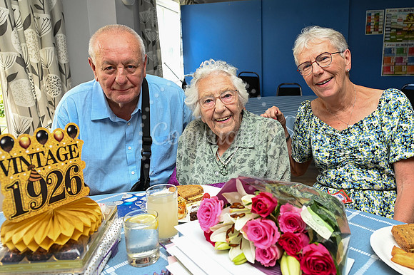 HE Haverhill Bowls Club, Manor RoadVerna Titmarsh’s 100th bir