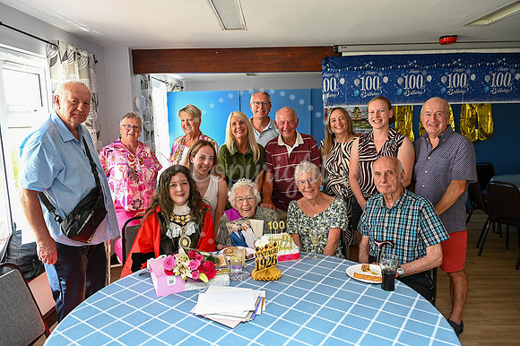 HE Haverhill Bowls Club, Manor RoadVerna Titmarsh’s 100th bir