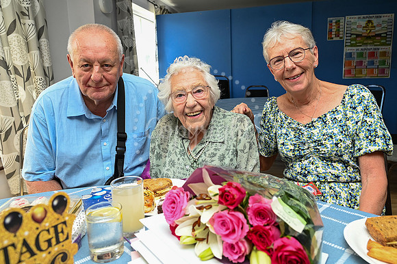 HE Haverhill Bowls Club, Manor RoadVerna Titmarsh’s 100th bir