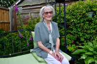 Audrey Reeve celebrating her 100th birthday