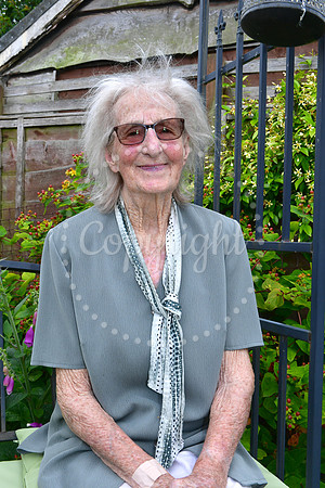 Audrey Reeve celebrating her 100th birthday