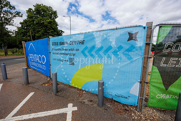 Prep work under way for Diss Leisure Centre