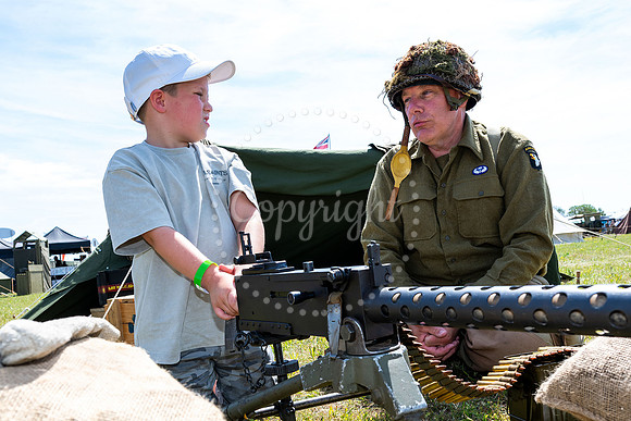 NJ Bottisham Airfield Museum Bottisham at War weekend. Miss Drop