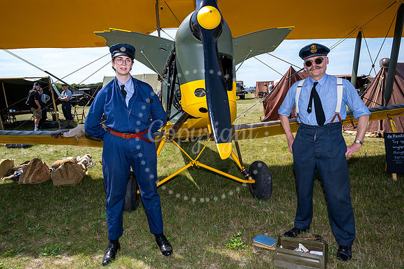 NJ Bottisham Airfield Museum Bottisham at War weekend. Tail End