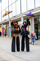 Halloween event for families - Families celebrating Halloween at
