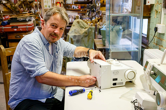 The first Repair Cafe held at Designermakers 21 in Diss