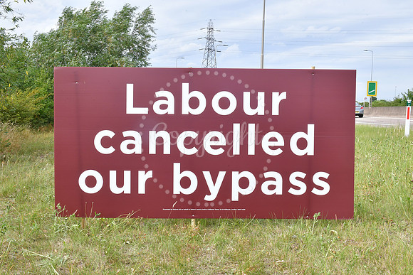 Robert Jenrick A46 Bypass Signs
