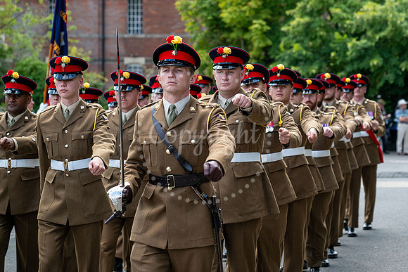 BFP Minden Day Royal Anglian HQ Bury St Edmunds. Picture Mark We