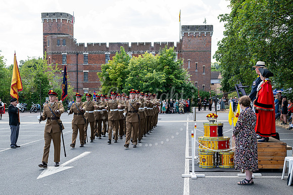 BFP Minden Day Royal Anglian HQ Bury St Edmunds. Picture Mark We