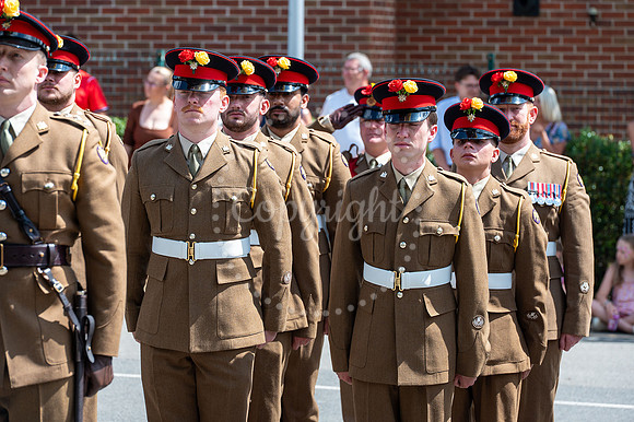 BFP Minden Day Royal Anglian HQ Bury St Edmunds. Picture Mark We