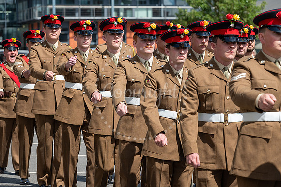 BFP Minden Day Royal Anglian HQ Bury St Edmunds. Picture Mark We