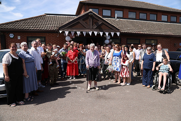 Margaret Spiers, 90th birthday party, South Witham, Lincolnshire, UK, on 8th August, 2026.