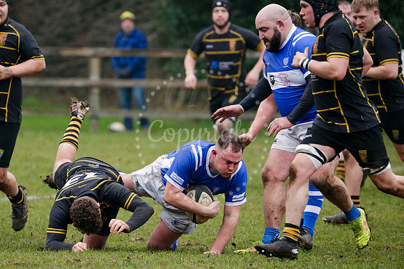 Rugby action from Diss RFC vs Ipswich.