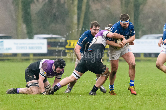 Rugby action from Diss v Woodford
