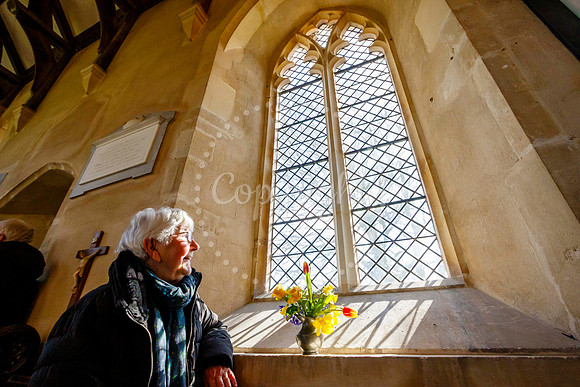 St Marys Church, Market Weston window restoration