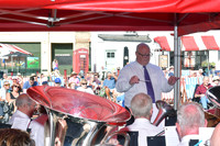 Summer Brass Band concert conclusion with Shirebrook Miners Welf