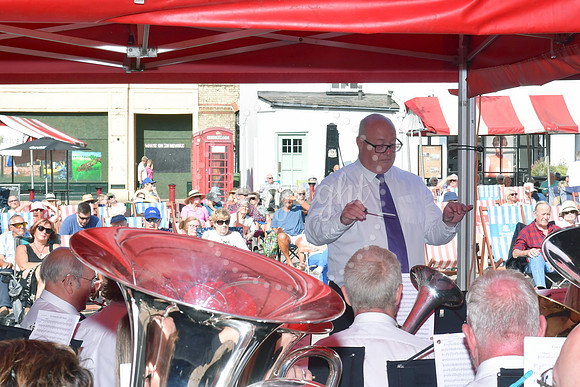 Summer Brass Band concert conclusion with Shirebrook Miners Welf