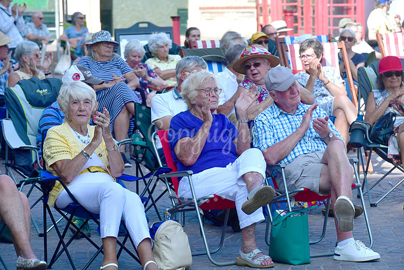 Summer Brass Band concert conclusion with Shirebrook Miners Welf