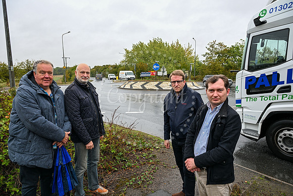 BFP The A143, Bury St Edmunds,  the northern roundabout in Ixwor
