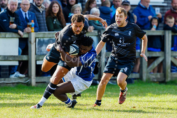 Rugby action from Diss v Holt