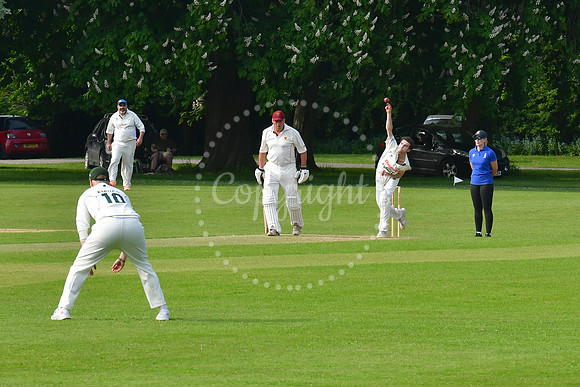 Collingham 2nd XI v Eastwood 1st XI cricket action