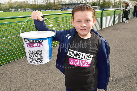 Davey Birtle 8 raising mooney for Young Lives vs Cancer