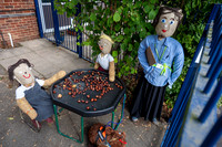 HE Ridgewell Scarecrow Festival, raising money for the Ridgewell