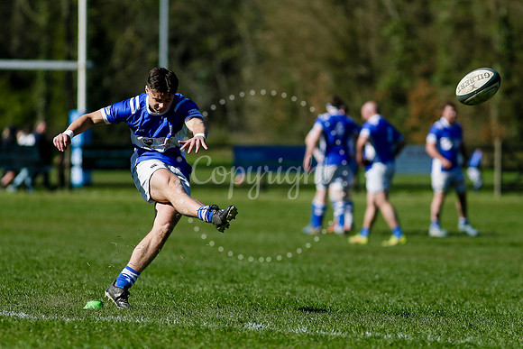 Rugby action from Diss vs Ely