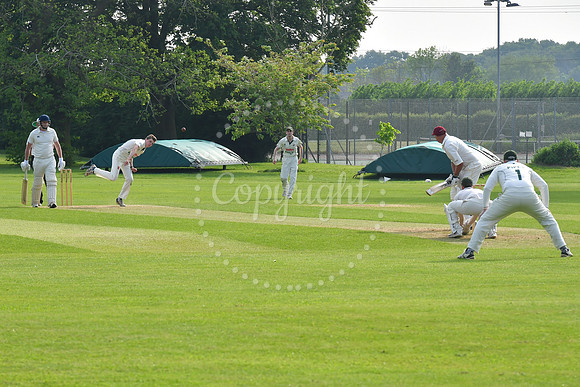 Collingham 2nd XI v Eastwood 1st XI cricket action